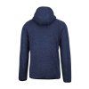 MEN'S HEATHER HOODED JACKET Light Grey Melange (Vyberte barvu Light Grey Melange, Velikost S)