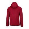 MEN'S HEATHER HOODED JACKET Light Grey Melange (Vyberte barvu Light Grey Melange, Velikost S)