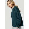 LADIES' OVERSIZED SWEATSHIRT Light Grey Heather (Vyberte barvu světle šedá žíhaná, Velikost S/M)
