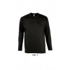 SOL'S MONARCH - MEN'S ROUND COLLAR LONG SLEEVE T-SHIRT Orange (Vyberte barvu oranžová, Velikost 2XL)
