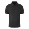 STRETCH POLO Black (Vyberte barvu černá, Velikost S)