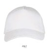 SOL'S LONG BEACH - 5 PANEL CAP White (Vyberte barvu bílá, Velikost U)