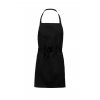 LIGHTWEIGHT POLYCOTTON APRON Black (Vyberte barvu černá, Velikost U)