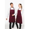 LIGHTWEIGHT POLYCOTTON APRON Black (Vyberte barvu černá, Velikost U)