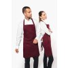 LIGHTWEIGHT POLYCOTTON APRON Black (Vyberte barvu černá, Velikost U)