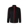 KIDS' KNITTED TRACKSUIT TOP Black/Red (Vyberte barvu černá / červená, Velikost 5/6)