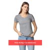 SOFTSTYLE<SUP>™</SUP> LADIES' V-NECK T-SHIRT White (Vyberte barvu bílá, Velikost S)