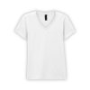 SOFTSTYLE<SUP>™</SUP> LADIES' V-NECK T-SHIRT White (Vyberte barvu bílá, Velikost S)