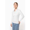 LADIES' LONG SLEEVE JERSEY POLO SHIRT Black (Vyberte barvu černá, Velikost XS)