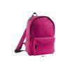SOL'S RIDER - 600D POLYESTER RUCKSACK Black (Vyberte barvu černá, Velikost U)