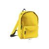SOL'S RIDER - 600D POLYESTER RUCKSACK Black (Vyberte barvu černá, Velikost U)