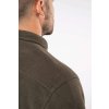 SHERPA-LINED FLEECE OVERSHIRT Dark Khaki/Storm Grey (Vyberte barvu tmavě khaki / šedá bouře, Velikost S)