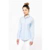 LADIES' LONG-SLEEVED STRETCH SHIRT White (Vyberte barvu bílá, Velikost XS)