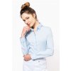 LADIES' LONG-SLEEVED STRETCH SHIRT White (Vyberte barvu bílá, Velikost XS)