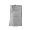 COTTON LONG APRON Black (Vyberte barvu černá, Velikost U)