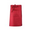 COTTON LONG APRON Black (Vyberte barvu černá, Velikost U)