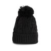 KNITTED BEANIE Black (Vyberte barvu černá, Velikost U)