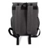FLAP-TOP CANVAS BACKPACK Washed Dark Grey (Vyberte barvu opraná tmavě šedá, Velikost U)