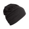 KNITTED BEANIE Black (Vyberte barvu černá, Velikost U)