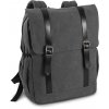 FLAP-TOP CANVAS BACKPACK Washed Dark Grey (Vyberte barvu opraná tmavě šedá, Velikost U)