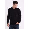 MEN’S V-NECK FINE GAUGE COTTON PULLOVER Navy (Vyberte barvu námořnická modrá, Velikost S)