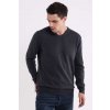 MEN’S V-NECK FINE GAUGE COTTON PULLOVER Navy (Vyberte barvu námořnická modrá, Velikost S)