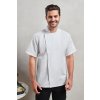 CHEF'S ZIP-CLOSE SHORT SLEEVE JACKET White (Vyberte barvu bílá, Velikost XS)