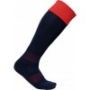 TWO-TONE SPORTS SOCKS Black/Sporty Red (Vyberte barvu černá / sportovní červená, Velikost 27/30)