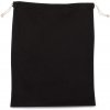 COTTON BAG WITH DRAWCORD CLOSURE - LARGE SIZE Black (Vyberte barvu černá, Velikost U)