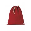 COTTON BAG WITH DRAWCORD CLOSURE - LARGE SIZE Black (Vyberte barvu černá, Velikost U)