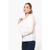 LADIES' LONG-SLEEVED CREPE BLOUSE Off White (Vyberte barvu off bílá, Velikost 34)