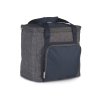 COOL BAG WITH ZIPPED POCKET Dark Grey Heather/Navy (Vyberte barvu tmavě šedá žíhaná / námořnická modrá, Velikost U)