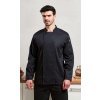 CHEF'S LONG SLEEVE COOLCHECKER® JACKET WITH MESH BACK PANEL Black (Vyberte barvu černá, Velikost XS)