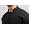 CHEF'S LONG SLEEVE COOLCHECKER® JACKET WITH MESH BACK PANEL Black (Vyberte barvu černá, Velikost XS)