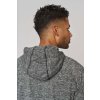 ZIP NECK HOODED SPORTS SWEATSHIRT Navy (Vyberte barvu námořnická modrá, Velikost L)