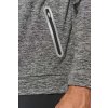 ZIP NECK HOODED SPORTS SWEATSHIRT Navy (Vyberte barvu námořnická modrá, Velikost L)