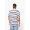STRIPED SHORT SLEEVE SAILOR T-SHIRT WITH POCKET Striped White/Navy (Vyberte barvu pruhovaná bílá / námořnická modrá, Velikost S)