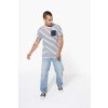 STRIPED SHORT SLEEVE SAILOR T-SHIRT WITH POCKET Striped White/Navy (Vyberte barvu pruhovaná bílá / námořnická modrá, Velikost S)