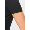 LADIES' SHORT-SLEEVED CONTRASTING DAYTODAY POLO SHIRT Navy/Fluorescent Yellow (Vyberte barvu Navy/Fluorescent Yellow, Velikost S)