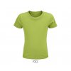 SOL'S CRUSADER KIDS' - ROUND-NECK FITTED JERSEY T-SHIRT Apple Green (Vyberte barvu zelené jablko, Velikost 2A)