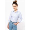 LADIES’ LONG-SLEEVED COTTON POPLIN SHIRT Black (Vyberte barvu černá, Velikost M)