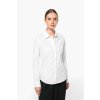 LADIES’ LONG-SLEEVED COTTON POPLIN SHIRT Black (Vyberte barvu černá, Velikost M)