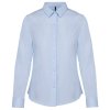 LADIES’ LONG-SLEEVED COTTON POPLIN SHIRT Black (Vyberte barvu černá, Velikost M)