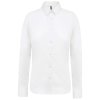 LADIES’ LONG-SLEEVED COTTON POPLIN SHIRT Black (Vyberte barvu černá, Velikost M)
