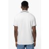 MEN'S SHORT-SLEEVED POLO SHIRT White/Navy (Vyberte barvu bílá / námořnická modrá, Velikost S)