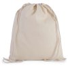 ORGANIC COTTON SMALL DRAWSTRING BAG Black (Vyberte barvu černá, Velikost U)