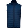 DUAL-FABRIC SLEEVELESS SPORTS JACKET Black/Black (Vyberte barvu černá / černá, Velikost XS)