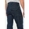 MEN'S MULTIPOCKET DENIM TROUSERS Blue Rinse (Vyberte barvu modrá onošená, Velikost 36)