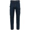 MEN'S MULTIPOCKET DENIM TROUSERS Blue Rinse (Vyberte barvu modrá onošená, Velikost 36)