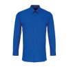 MEN’S LONG SLEEVE FITTED POPLIN SHIRT Royal (Vyberte barvu královská modrá, Velikost S/M)